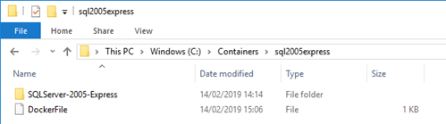 Folder structure