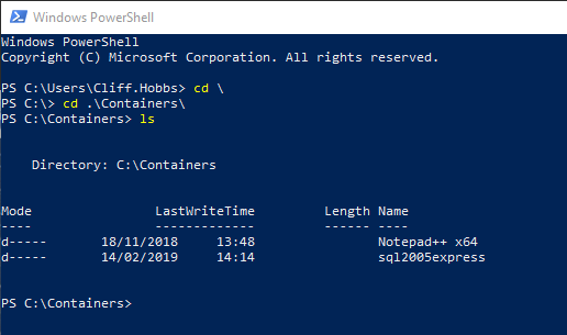 List of Docker Containers